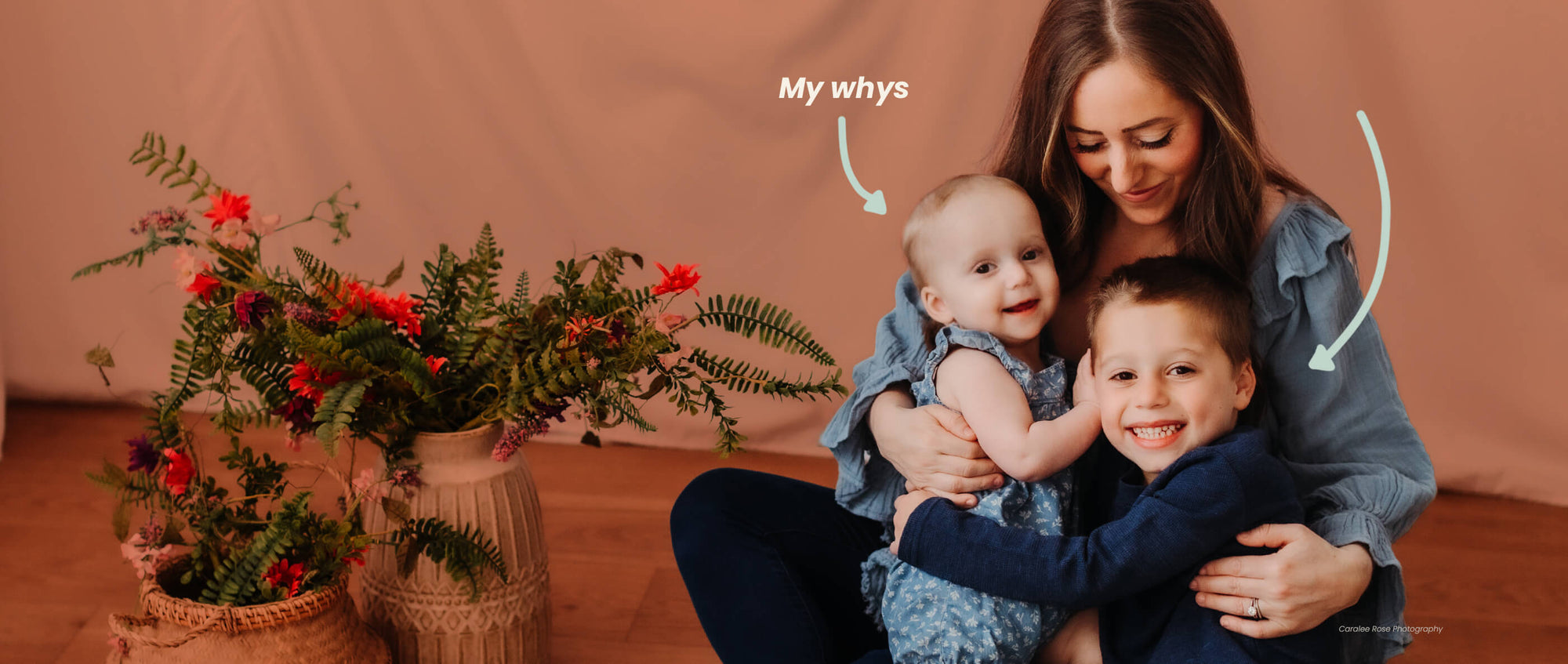 Acute Baby Co founder Wendy and her kids