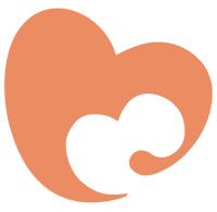 acute baby co coral heart icon