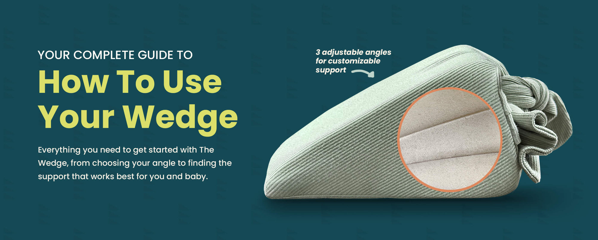 how to use Acute Baby Co The Wedge